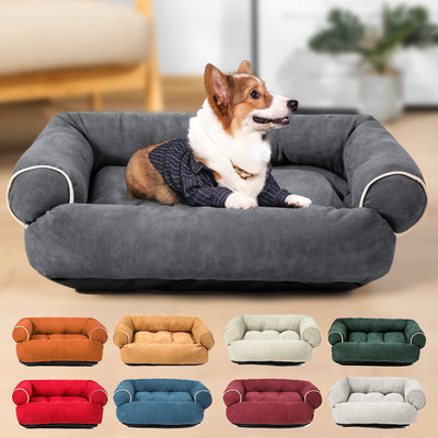 The Locke Lounger Plus | A Pawstore Favourite in Various Colours – Plush Couch-Style Pet Bed