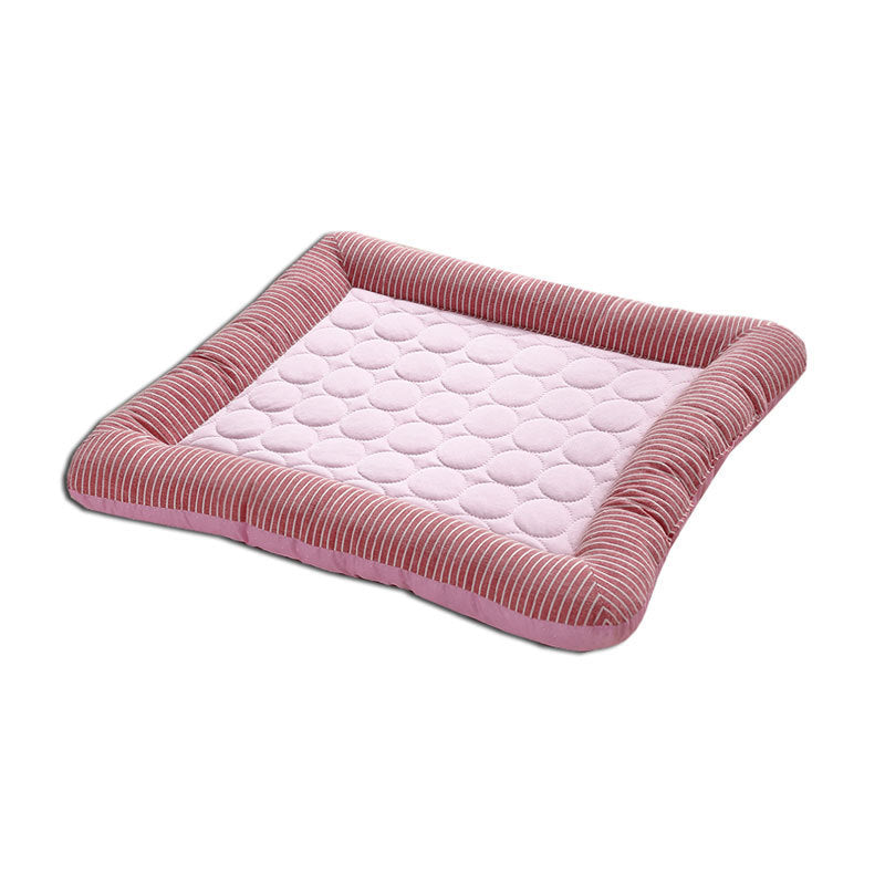 Dog Cooling Mat – Ice Silk Summer Bed for Dogs & Cats, Breathable & Soft