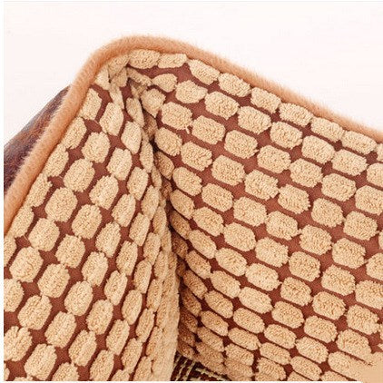 Kennel Dog Bed With Paw Print