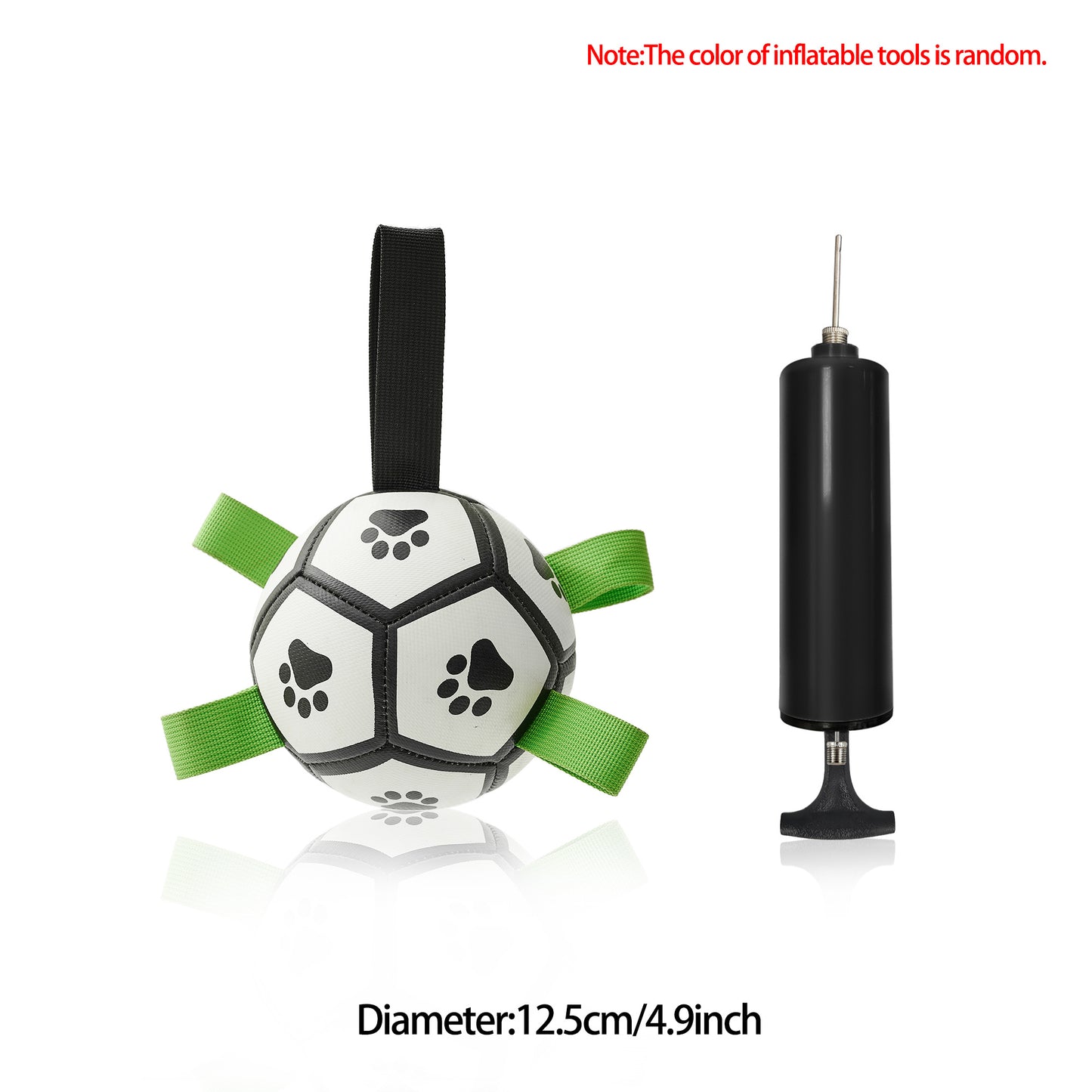 Interactive Dog Football Toy – Inflated Training Ball for Large Dogs & Outdoor Play