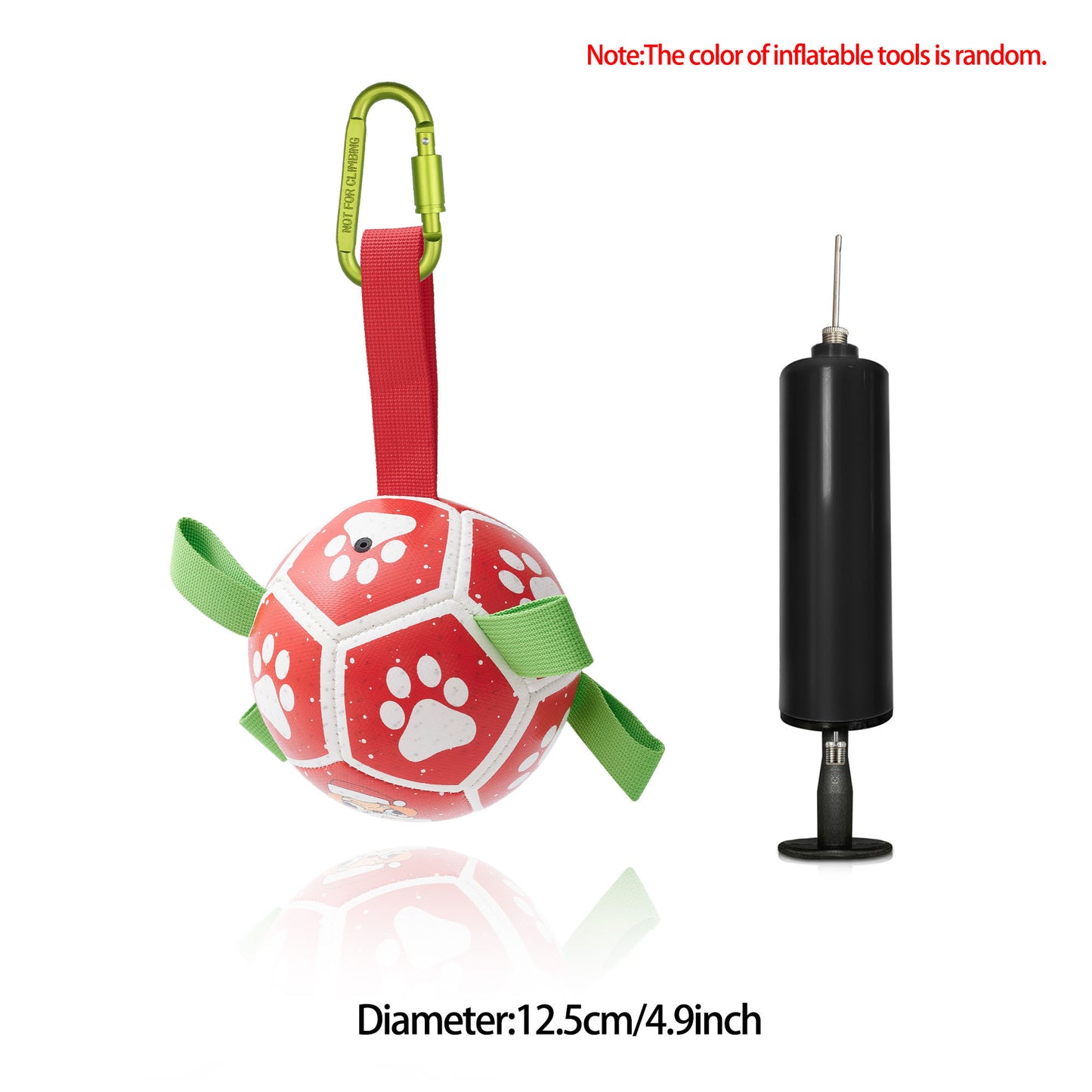 Interactive Dog Football Toy – Inflated Training Ball for Large Dogs & Outdoor Play