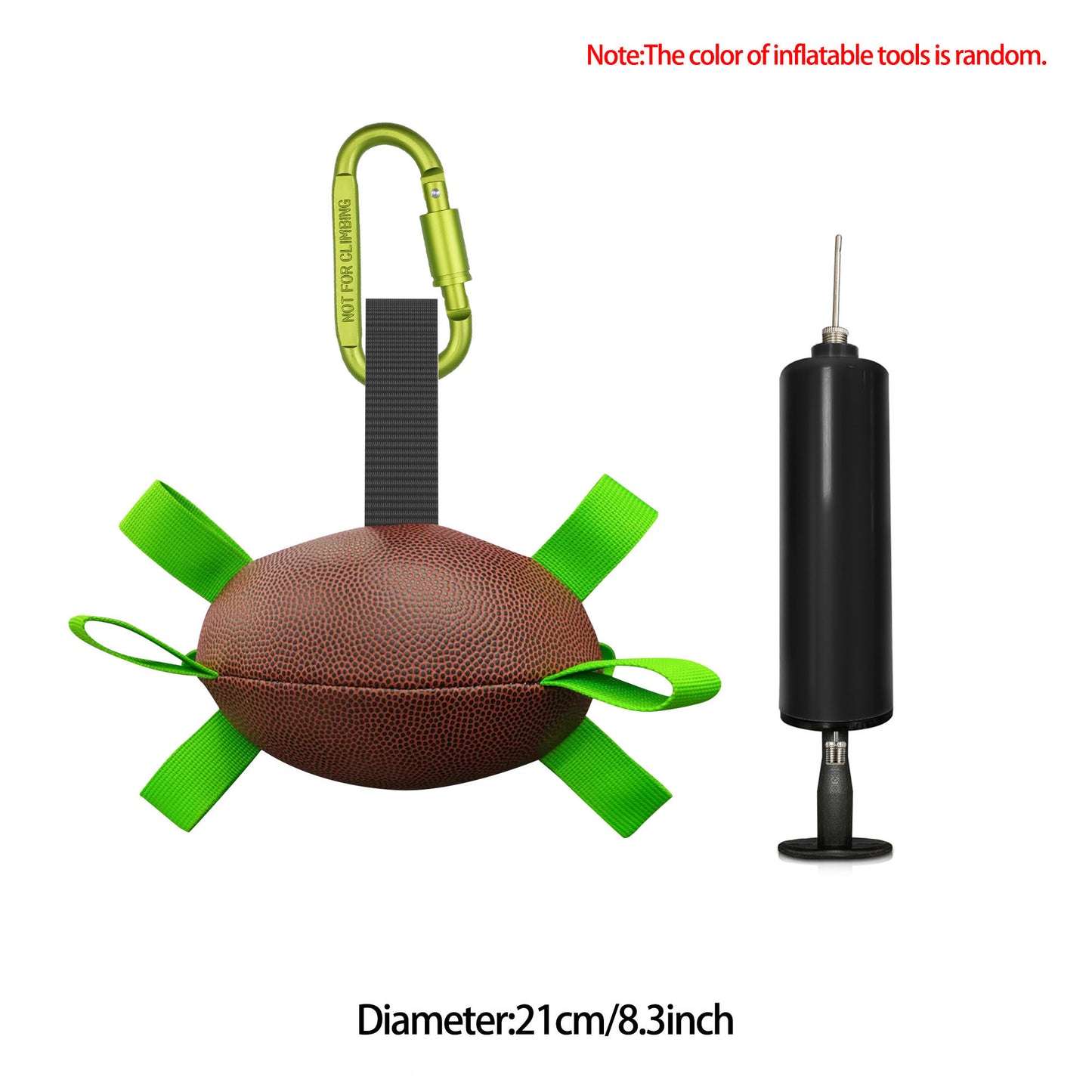Interactive Dog Football Toy – Inflated Training Ball for Large Dogs & Outdoor Play