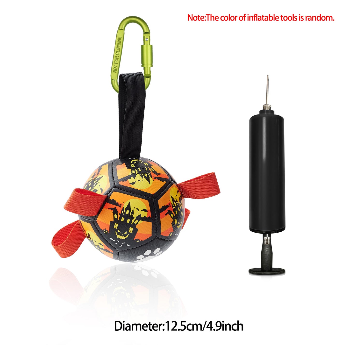 Interactive Dog Football Toy – Inflated Training Ball for Large Dogs & Outdoor Play