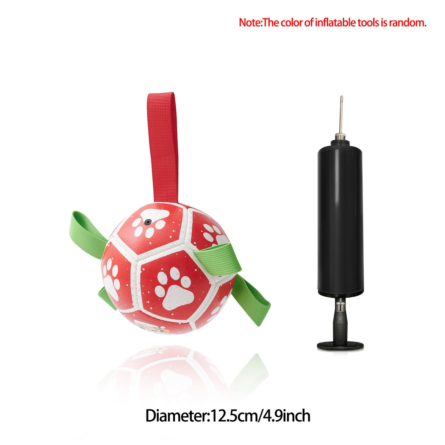 Interactive Dog Football Toy – Inflated Training Ball for Large Dogs & Outdoor Play