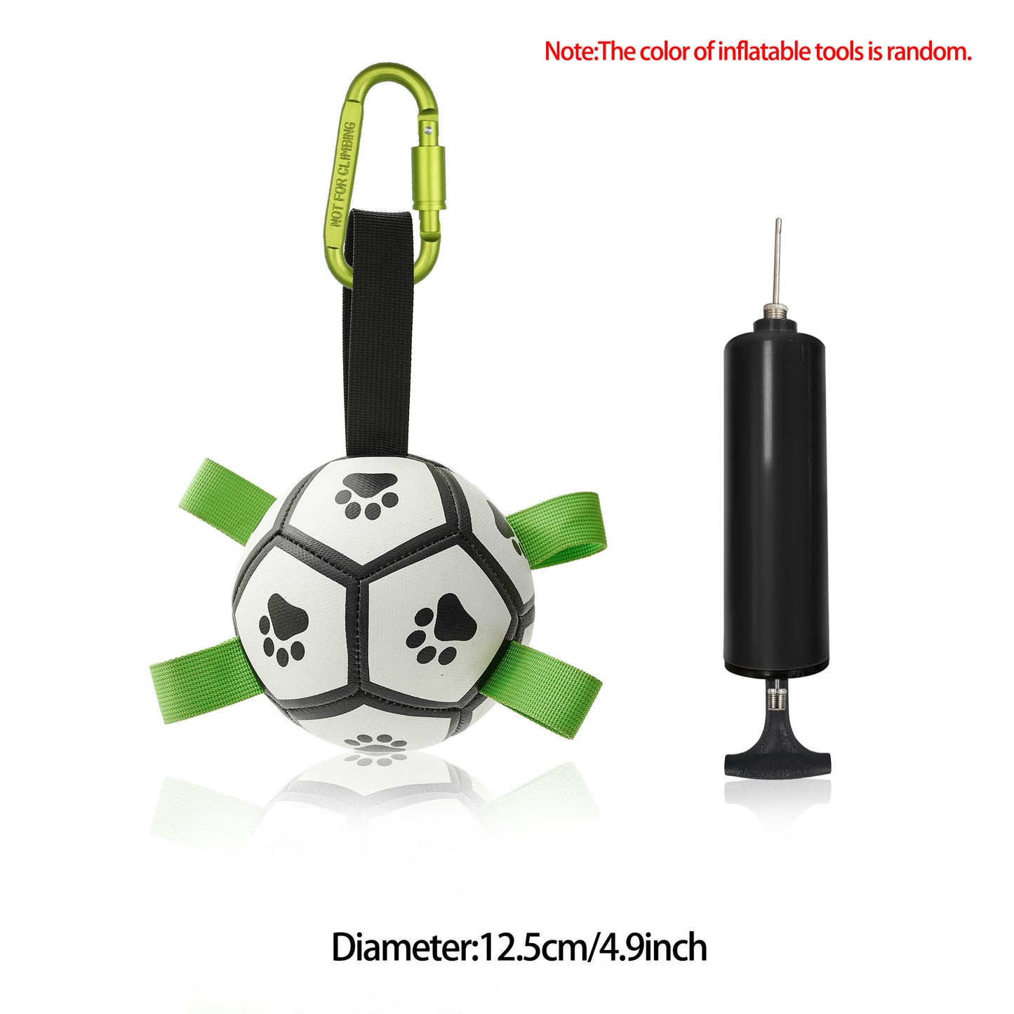 Interactive Dog Football Toy – Inflated Training Ball for Large Dogs & Outdoor Play