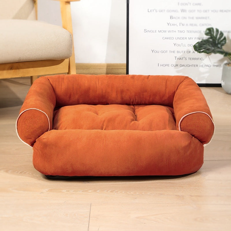 The Locke Lounger Plus | A Pawstore Favourite in Various Colours – Plush Couch-Style Pet Bed