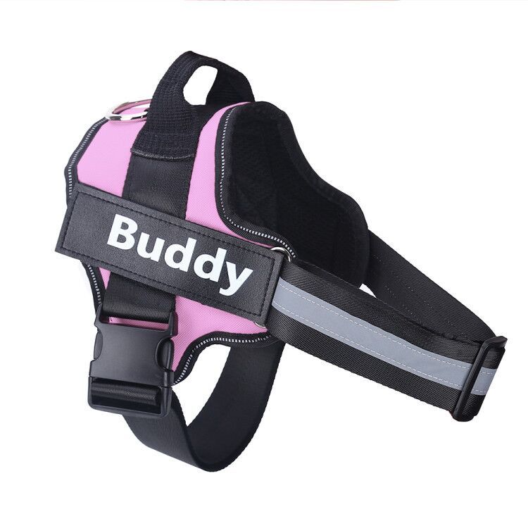 Personalized Dog Harness NO PULL, Reflective, Breathable Vest - Custom Patch in Various Colours.