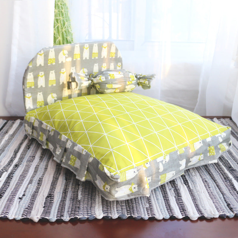 Cozy Teddy Pet Bed – Small | Paw Store