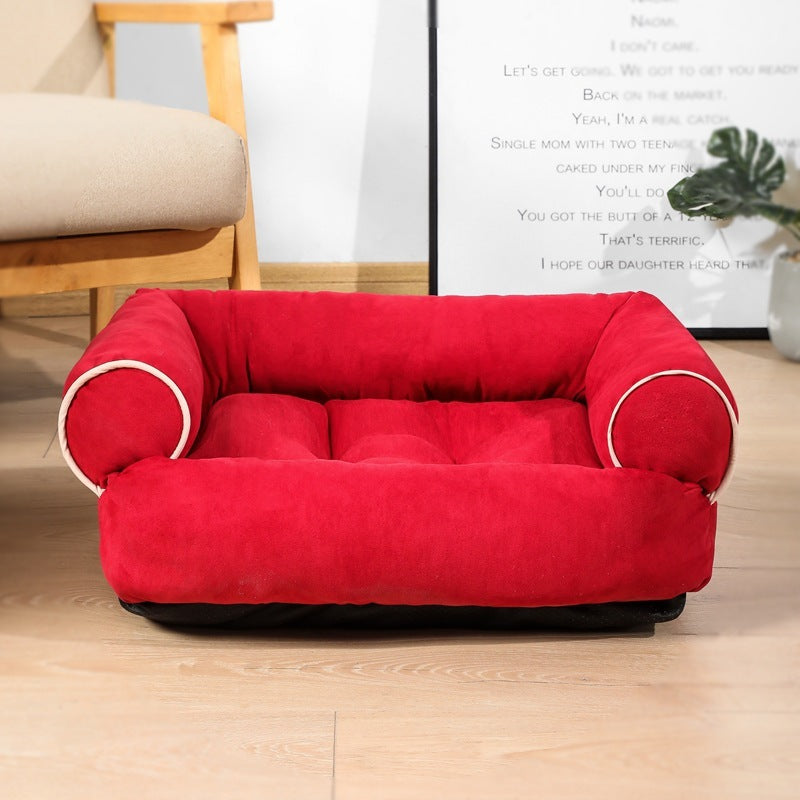 The Locke Lounger Plus | A Pawstore Favourite in Various Colours – Plush Couch-Style Pet Bed