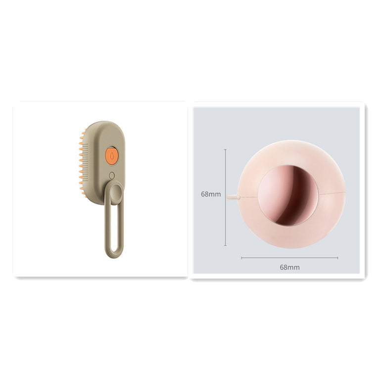 Steam Grooming Brush for Cats & Dogs - 3-in-1 Electric Pet Steam Brush