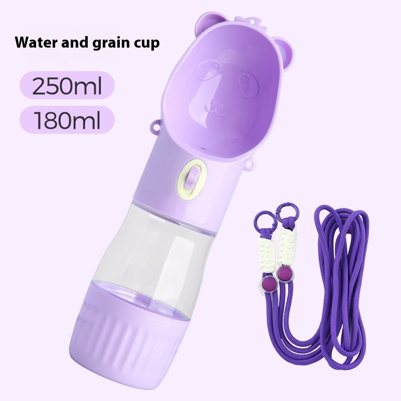 2 In 1 Portable Dog Water Bottle & Treat Holder