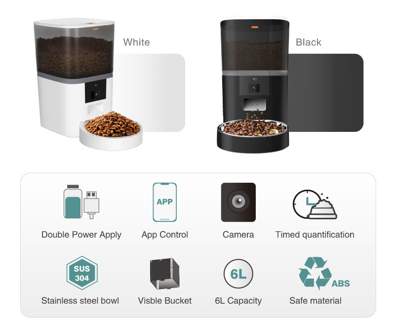 Smart Automatic Pet Feeder with Built-In Camera & App Control 🐾