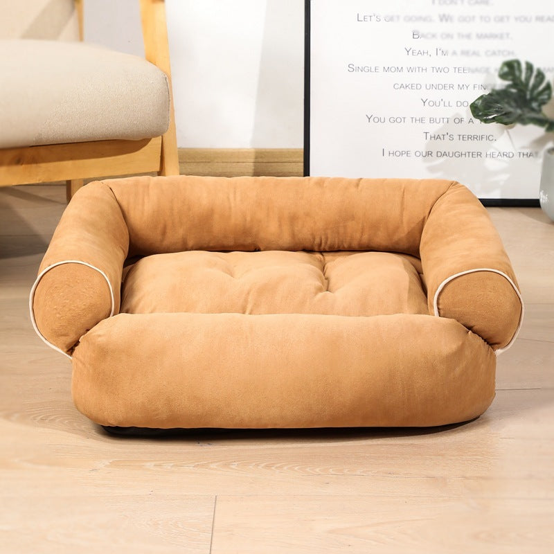The Locke Lounger Plus | A Pawstore Favourite in Various Colours – Plush Couch-Style Pet Bed