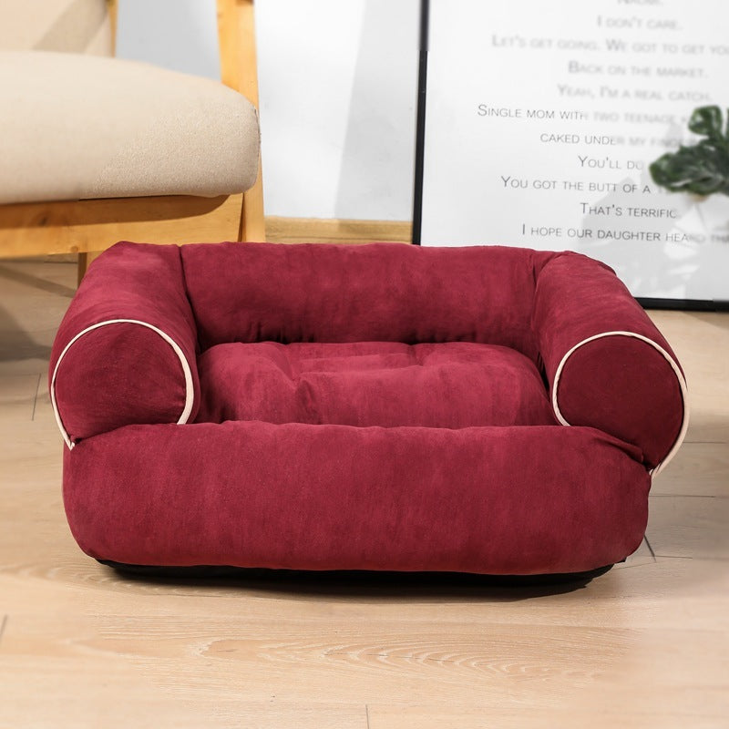 The Locke Lounger Plus | A Pawstore Favourite in Various Colours – Plush Couch-Style Pet Bed