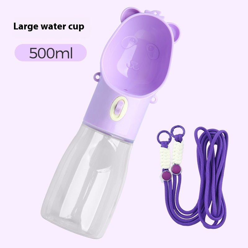 2 In 1 Portable Dog Water Bottle & Treat Holder