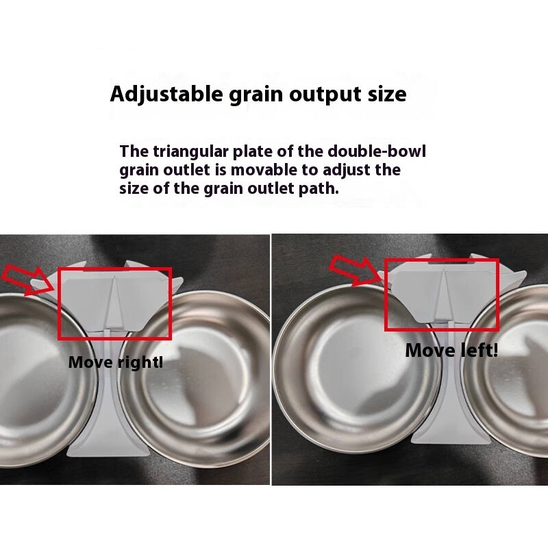Smart Automatic Pet Feeder With Double Bowl/Split Feed, Hd Camera & App Control 🐾