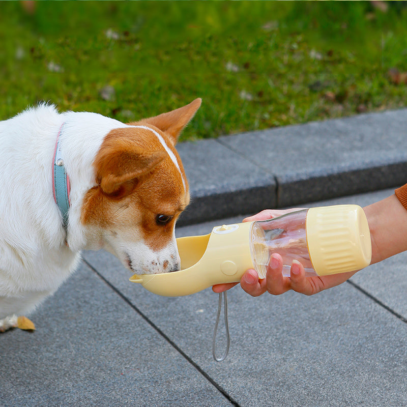 2 In 1 Portable Dog Water Bottle & Treat Holder