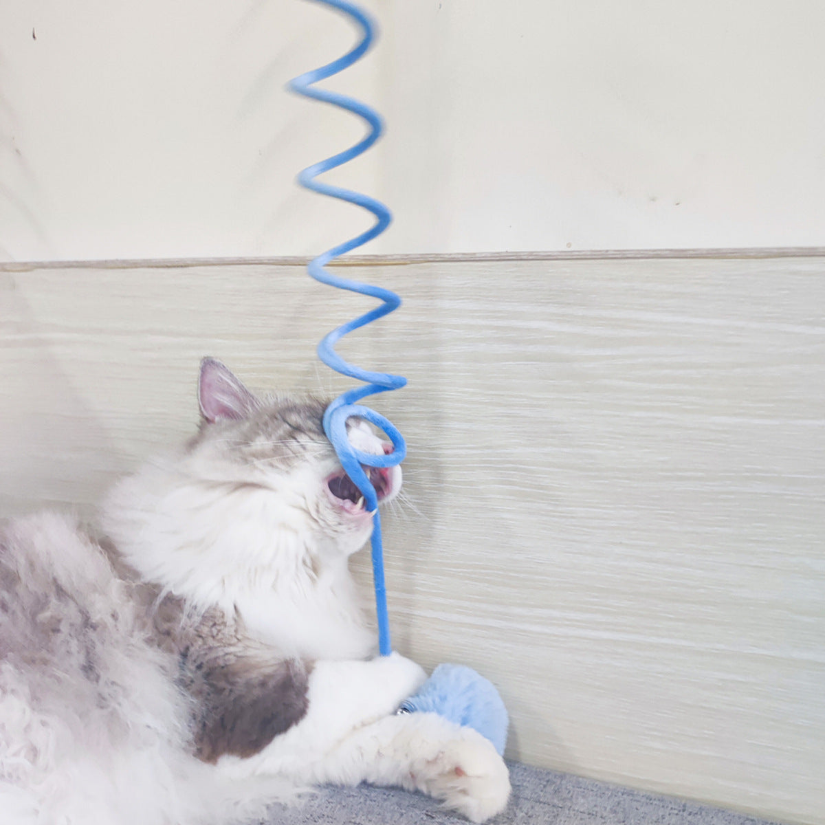 Cat Toy – Spring with Rabbit Hair Ball