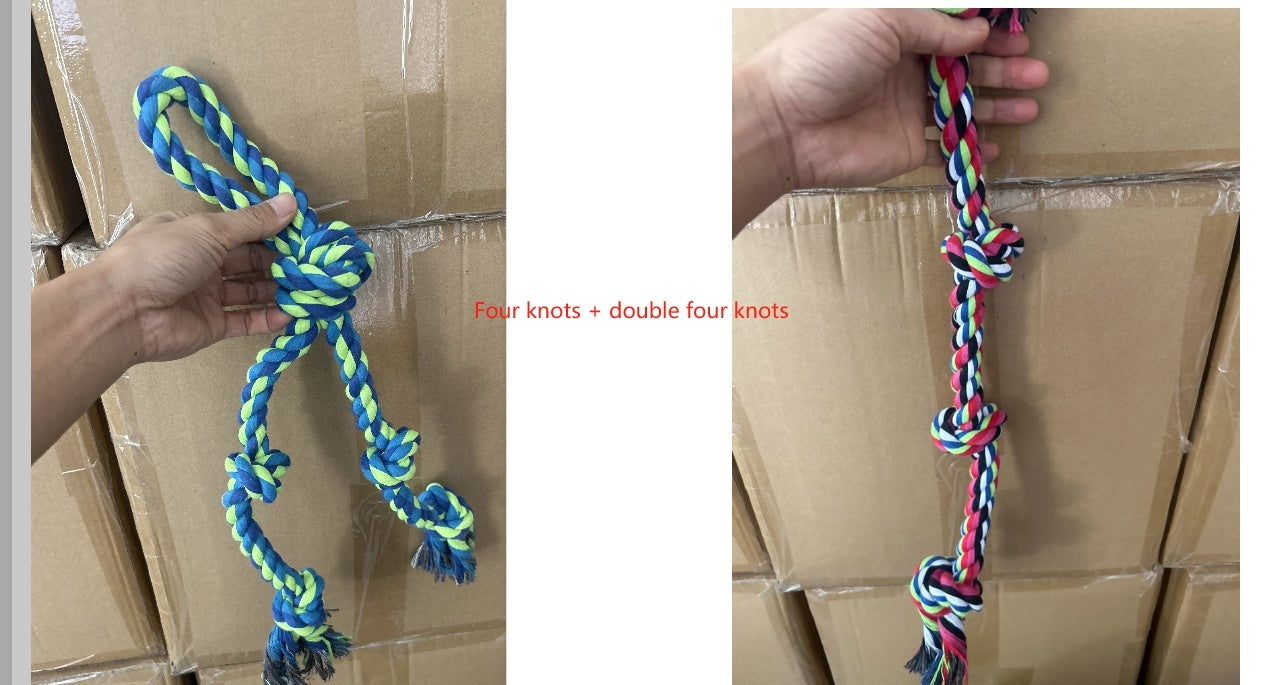 Heavy-Duty Rope & Knot Toy For Dogs - Tug Of War
