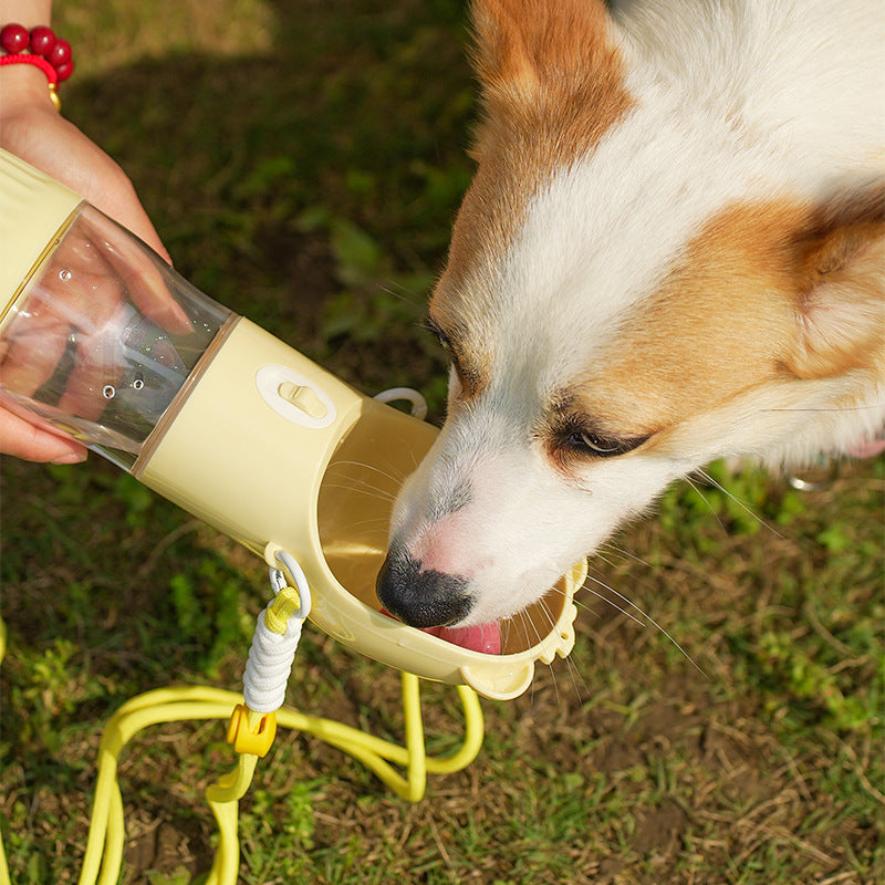 2 In 1 Portable Dog Water Bottle & Treat Holder