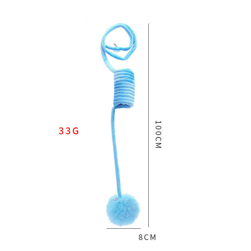 Cat Toy – Spring with Rabbit Hair Ball