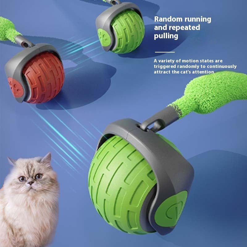 Interactive Cat Toy USB Rechargeable – Smart Electric Rolling Ball for Active Play and Exercise