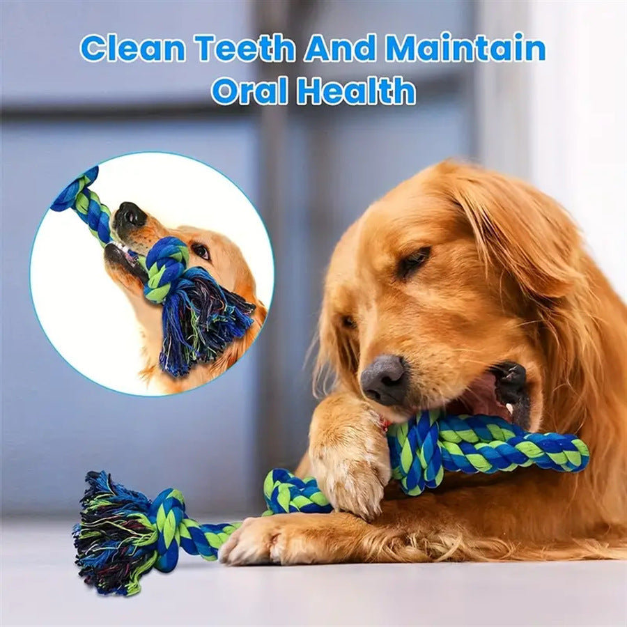 Heavy-Duty Rope & Knot Toy For Dogs - Tug Of War