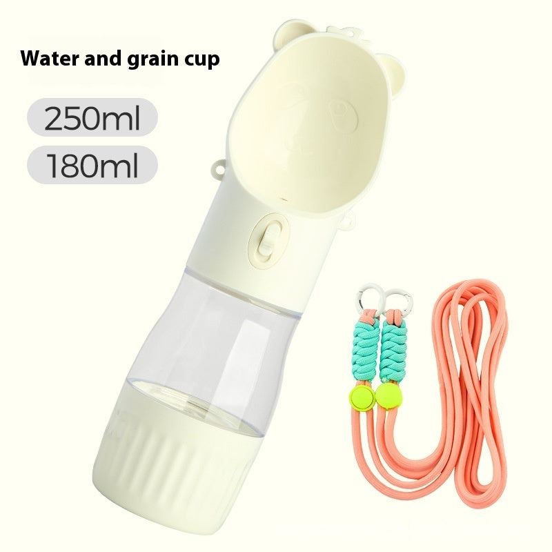 2 In 1 Portable Dog Water Bottle & Treat Holder