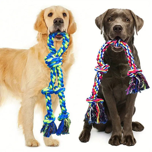 Heavy-Duty Rope & Knot Toy For Dogs - Tug Of War