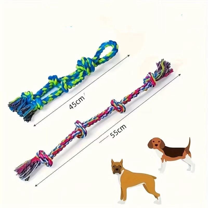 Heavy-Duty Rope & Knot Toy For Dogs - Tug Of War