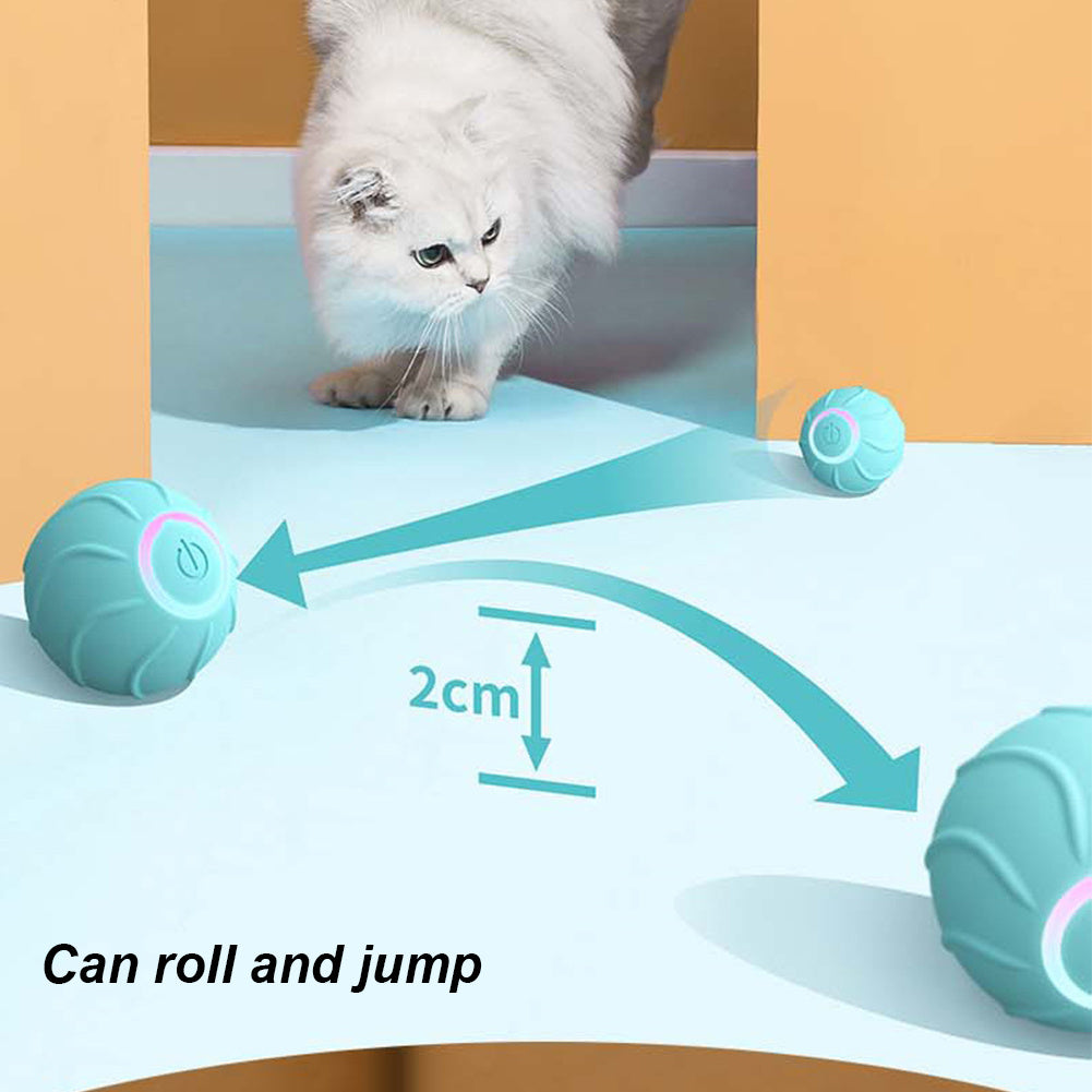 Electric Bouncing Ball For Cats & Dogs - Jumping Interactive Toy