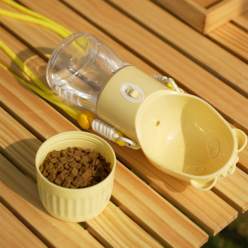 2 In 1 Portable Dog Water Bottle & Treat Holder