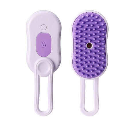 Steam Grooming Brush for Cats & Dogs - 3-in-1 Electric Pet Steam Brush
