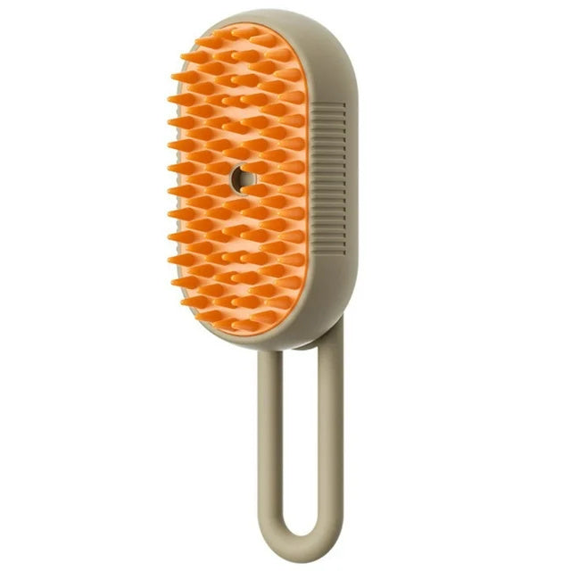 Steam Grooming Brush for Cats & Dogs - 3-in-1 Electric Pet Steam Brush
